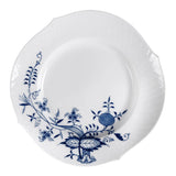 Vorspeise- und Dessertteller, Zwiebelmuster "Style", kobaltblau, weißer Rand, Ø 22,5 cm | Meissen Wellenspiel Relief