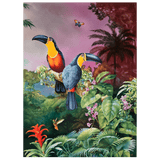 Wandbild Amazonas Dottertukan, Porzellan, H 75 cm | Meissen Exklusiv-Kollektion