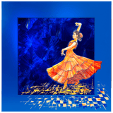 Wandbild, Flaming Soul, 53 x 53 cm | Meissen Wandbilder-Edition