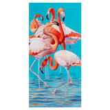 Wandbild Flamingos, Limitiert, H 60 cm | Meissen Limitierte Meisterwerke