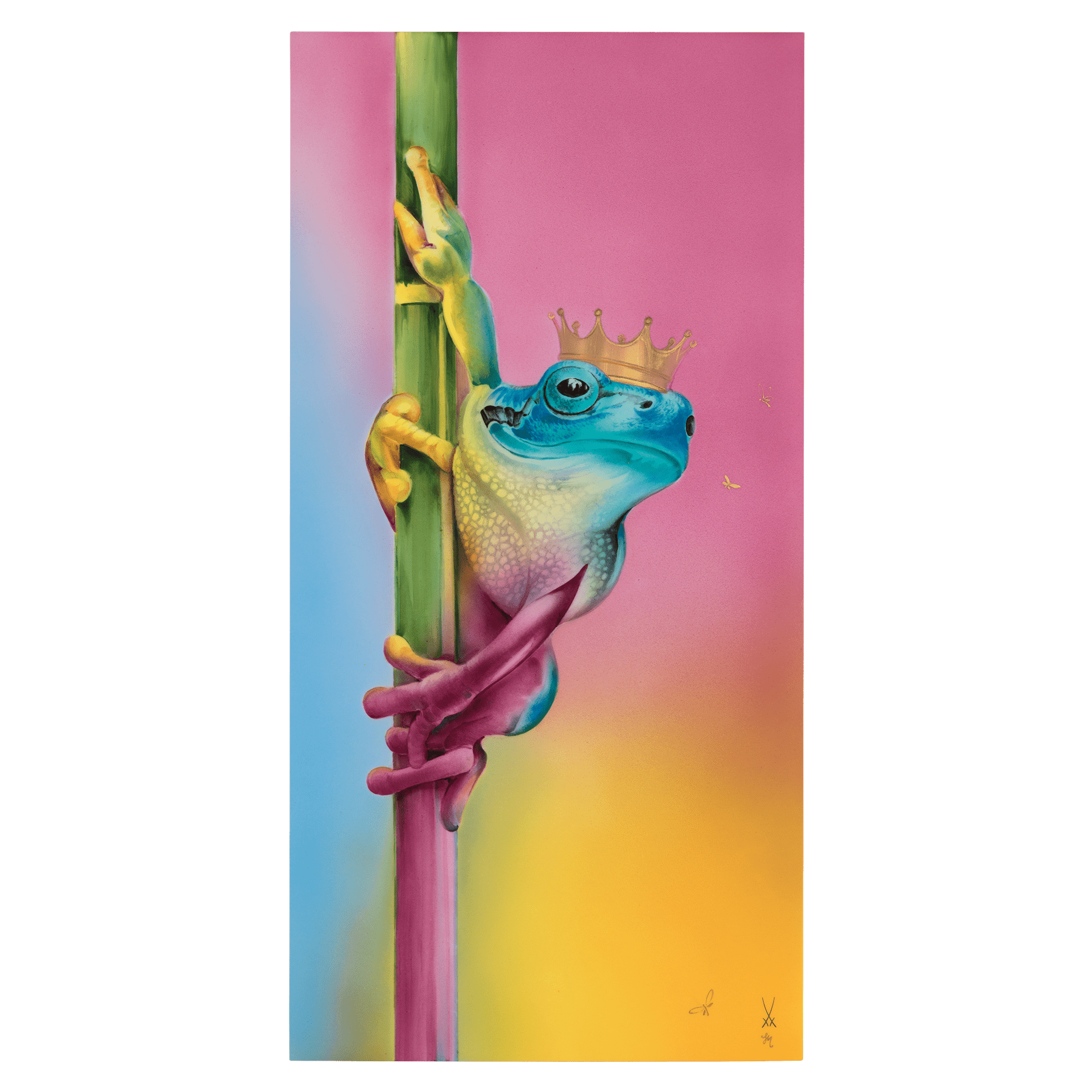 Wandbild "Froschkönig", Lim. 50, 60 x 30 cm | Meissen Limitierte Meisterwerke 936S20-9M573 - Meissen Weimar
