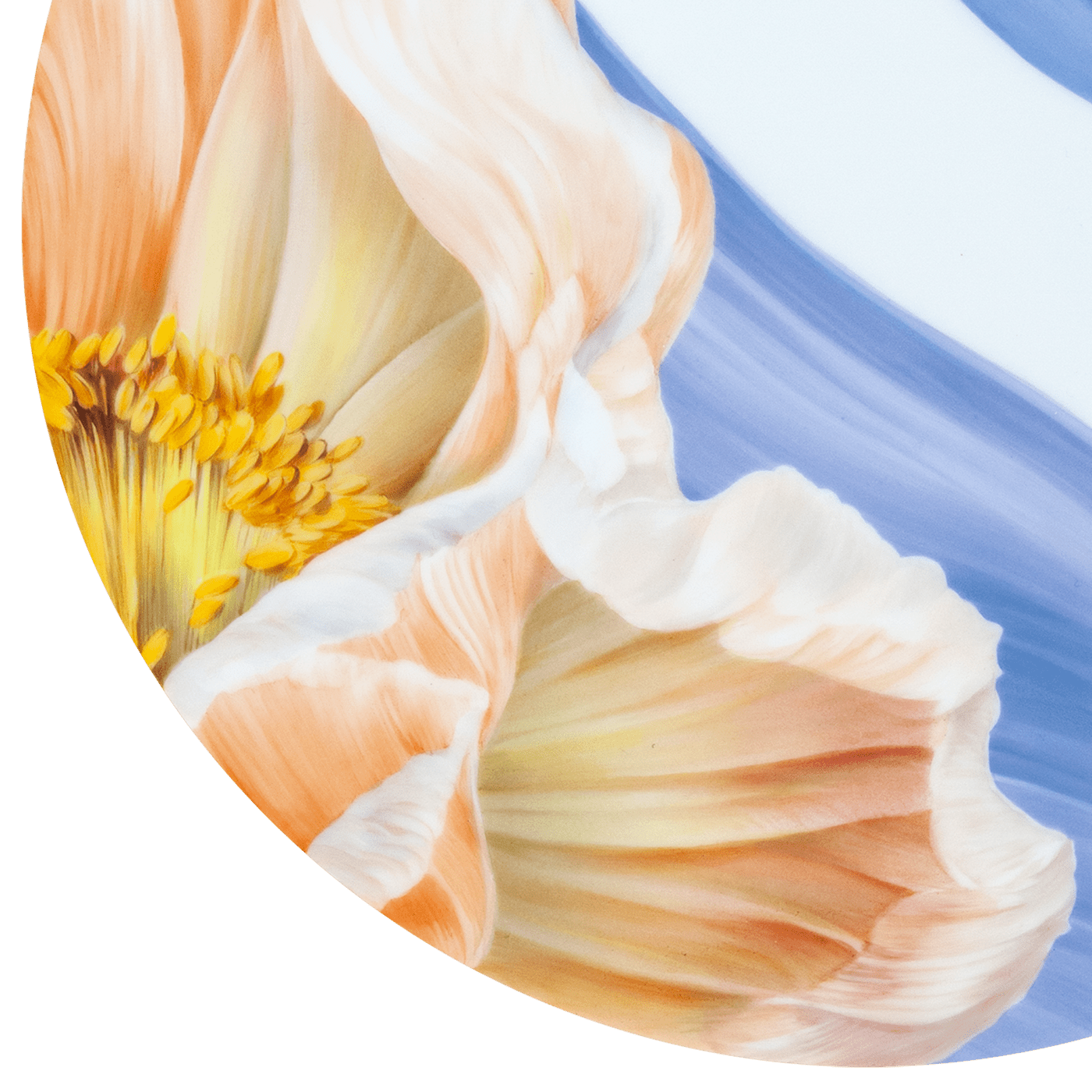 Wandbild, Giant Bloom, Ø 30 cm | Meissen Limitierte Meisterwerke 932o84 - 9ma60 - Meissen Weimar