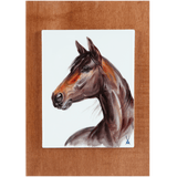 Wandbild Mein Haustier Motiv Pferdekopf, H 30 cm | Meissen Wandbilder-Edition