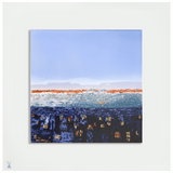 Wandbild, Morgen über der Stadt, 30 x 30 cm | Meissen Atelier-Edition