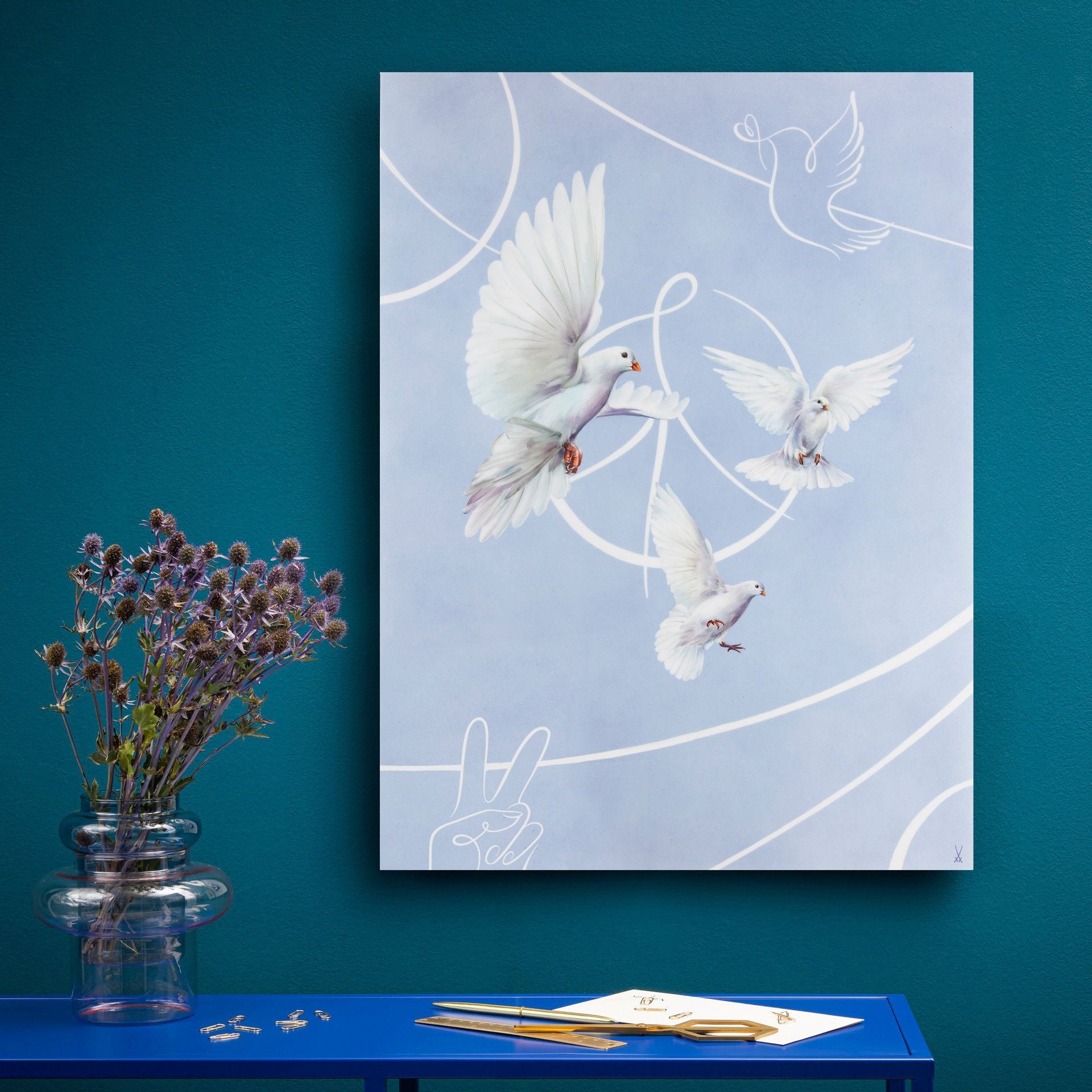 Wandbild Peace Collection Porzellan 80 cm | Meissen Wandbilder - Edition 936s16 - 9ma70 - Meissen Weimar