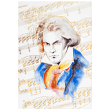 Wandbild Porzellan Beethoven Limited Edition 43 x 30 cm | Meissen Limited Edition