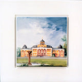 Wandbild, Weimarer Referenzen - Schloß Belvedere, 25 x 25 cm | Meissen Wall Painting