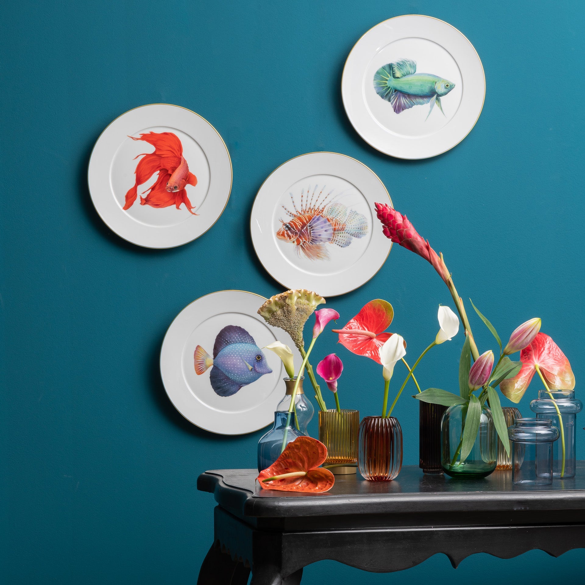 Wandteller, Feuerfisch, Ø 33 cm, limitiert | Meissen No. 41 Mystik Maison 936674 - 41m02 - Meissen Weimar