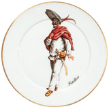 Wandteller, Italienische Komödie Fritellino, Ø 33 cm | Meissen No.41 Royal Blossom