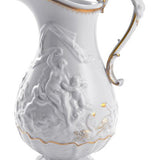 Weinkrug, Relief gold akzentuiert im Stil'Capodimonte',Sammleredition 2012/2013, H 22,5 cm | Meissen Schwanendessin