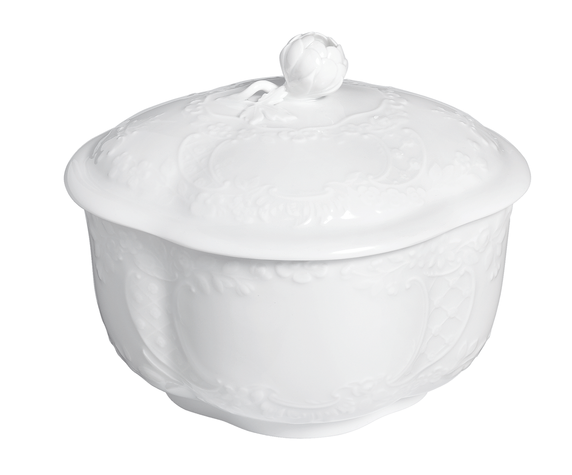 Zuckerdose, Weiß, H 11 cm | Meissen Fine Dining 000001 - 03921 - Meissen Weimar