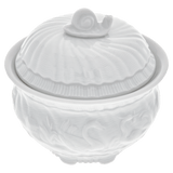 Zuckerdose, Weiß, Ø 10,5 cm | Meissen Schwanendessin