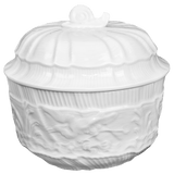 Zuckerdose, Weiß, ø12,5 cm | Meissen Schwanendessin