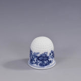 Zwiebelmuster, kobaltblau, weißer Rand, 2,5 cm | Meissen Fingerhut Kollektion